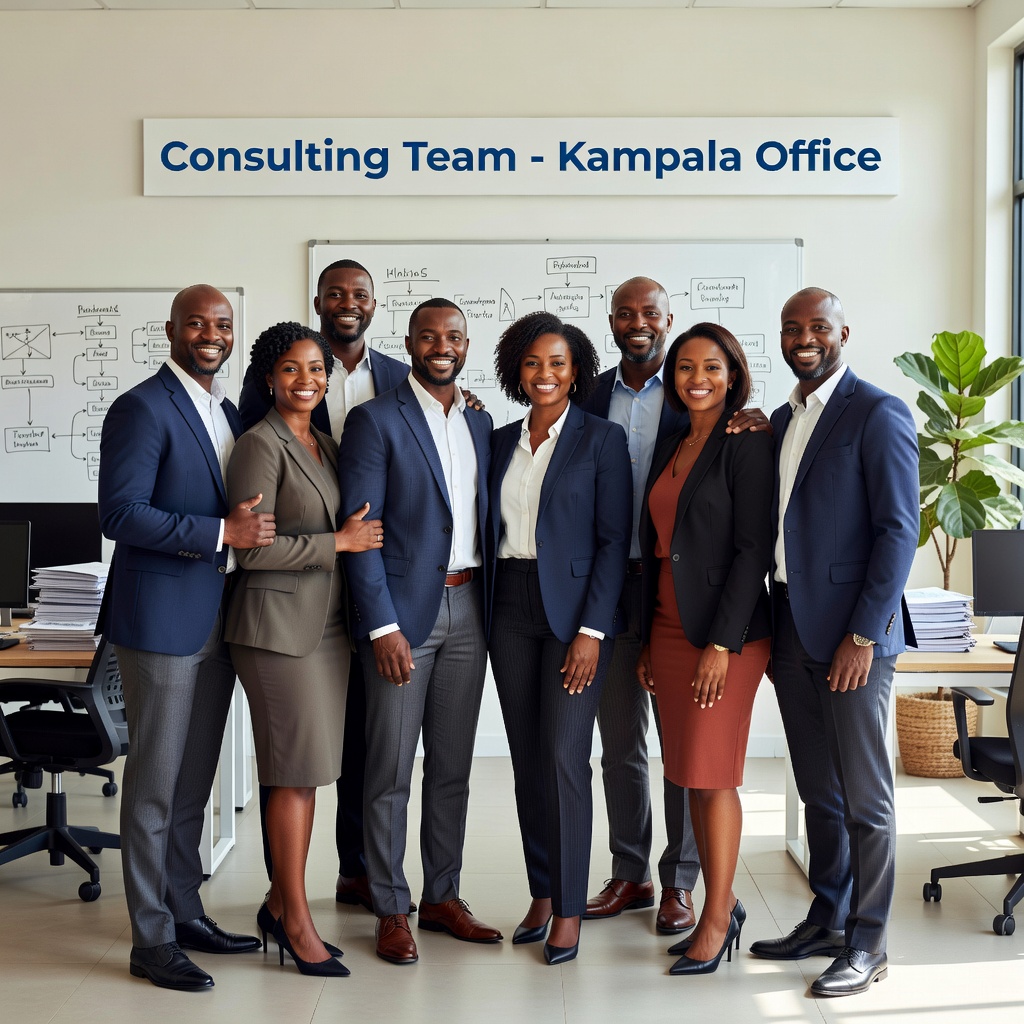 The full Ascend Uganda coaching and consulting team