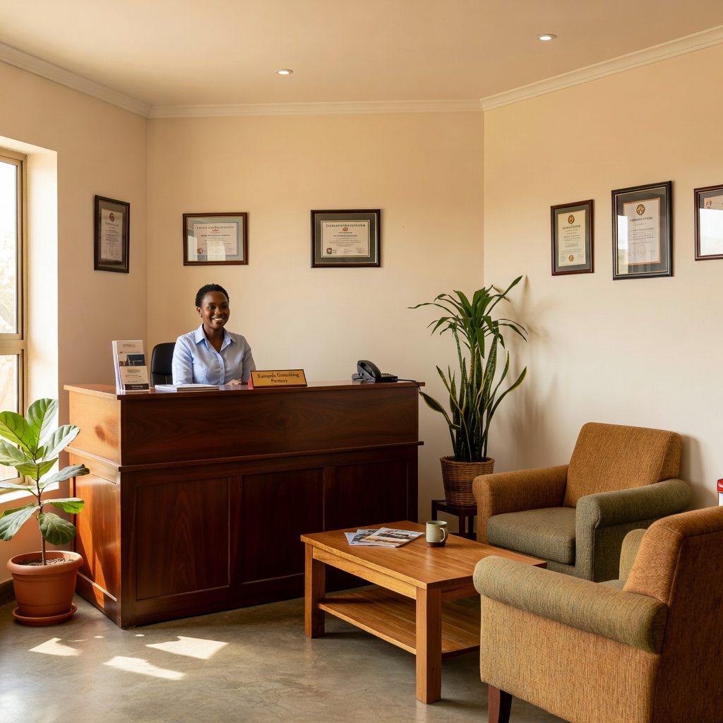 Ascend Uganda office reception in Kampala